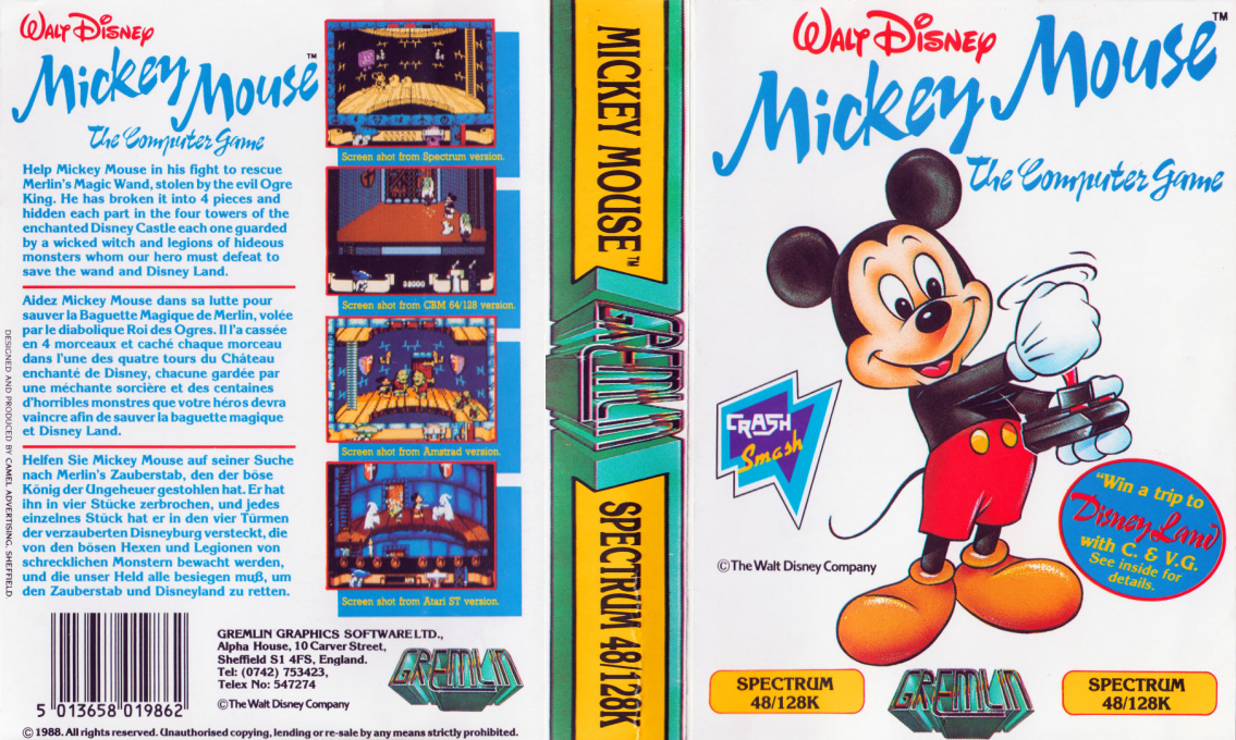 Mickey Mouse — box-texture (EU)