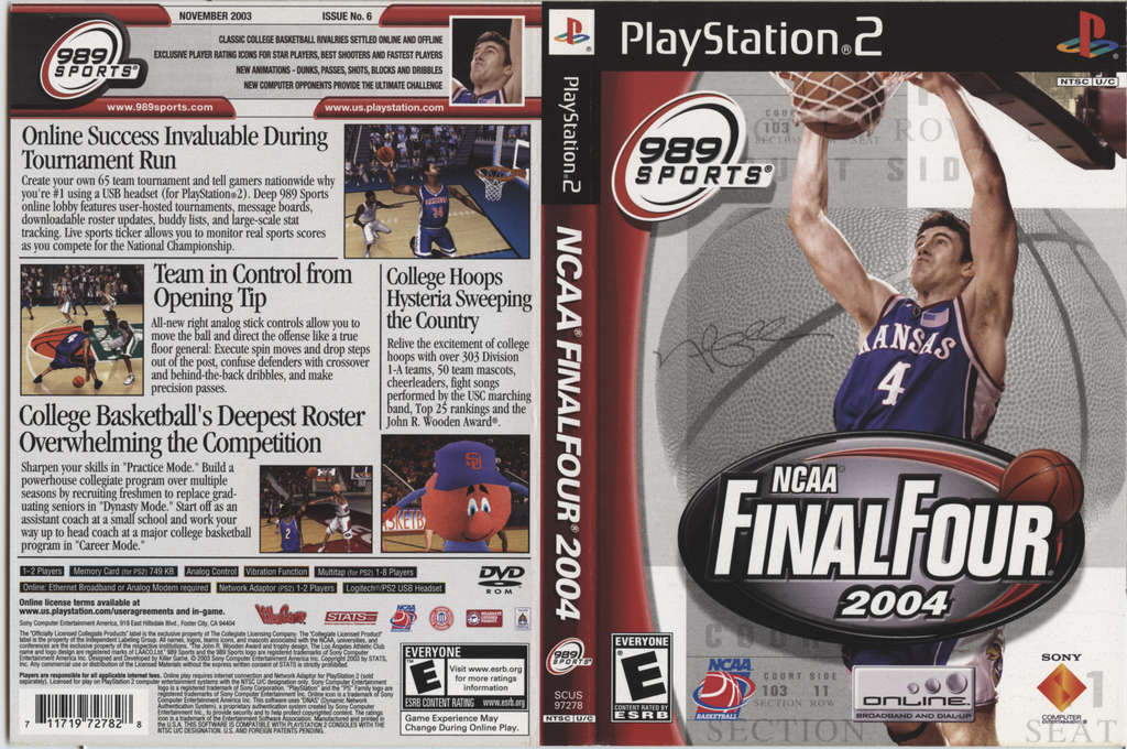 NCAA Final Four 2004 — box-texture (US)