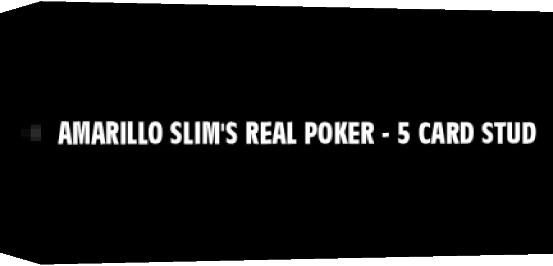 Amarillo Slim's Real Poker - 5 Card Stud — box-3D (WOR)
