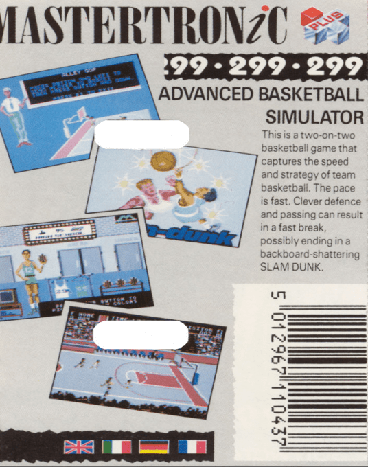 Advanced Basketball Simulator — box-2D-back (EU)