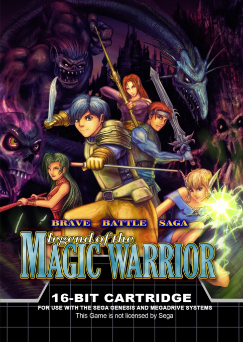 Brave Battle Saga : Legend of the Magic Warrior box art