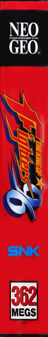 The King of Fighters '96 — box-2D-side (WOR)