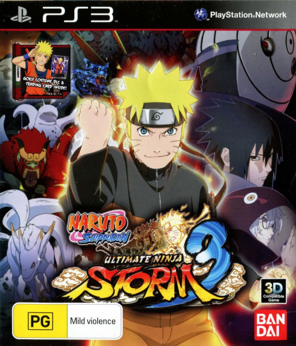 Naruto Shippuuden - Narutimate Storm 3 — box-2D (AU)