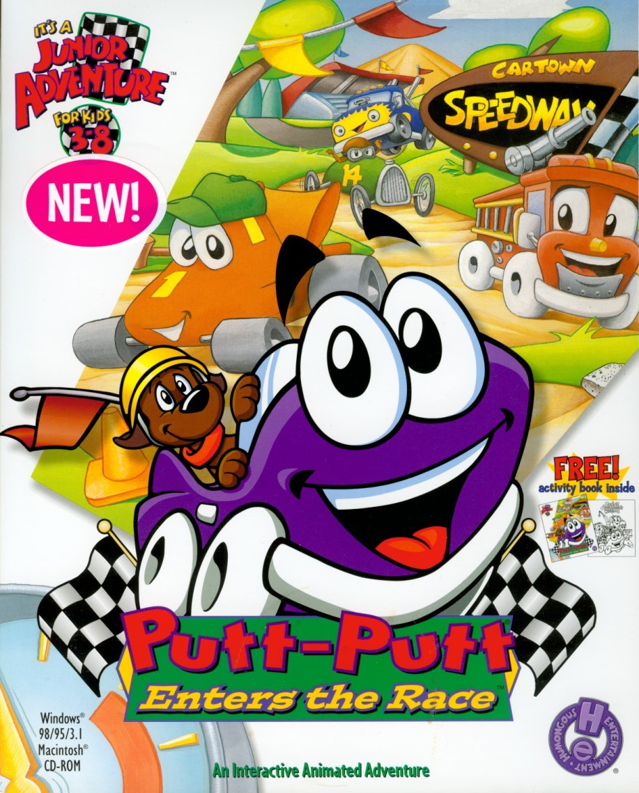 Putt-Putt Enters the Race box art