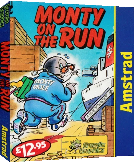 Monty On The Run — box-3D (EU)