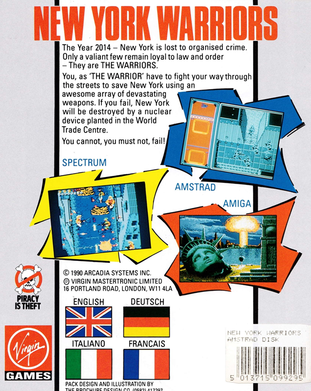 New York Warriors — box-2D-back (EU)