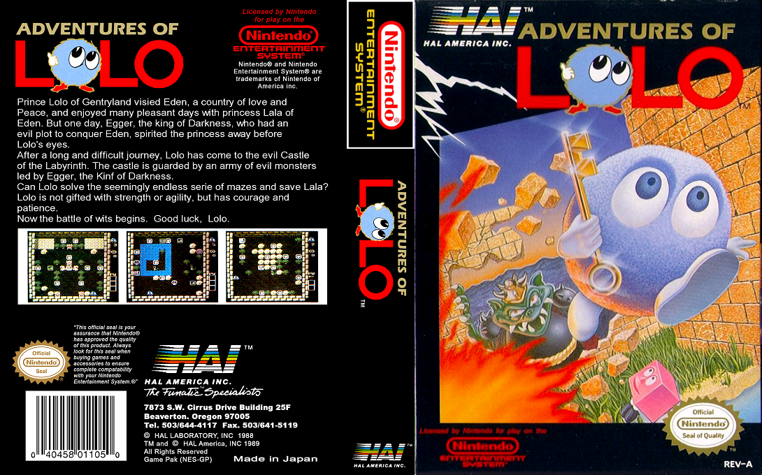 Adventures of Lolo — box-texture (US)