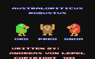 Australopiticus Robustus — sstitle (WOR)