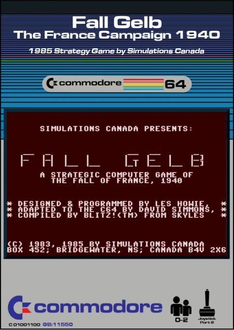 Fall Gelb : The France Campaign 1940 box art