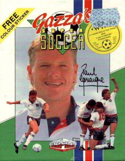 Gazza's Super Soccer box art