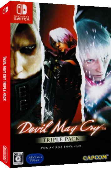 Devil May Cry Triple Pack — box-3D (JP)