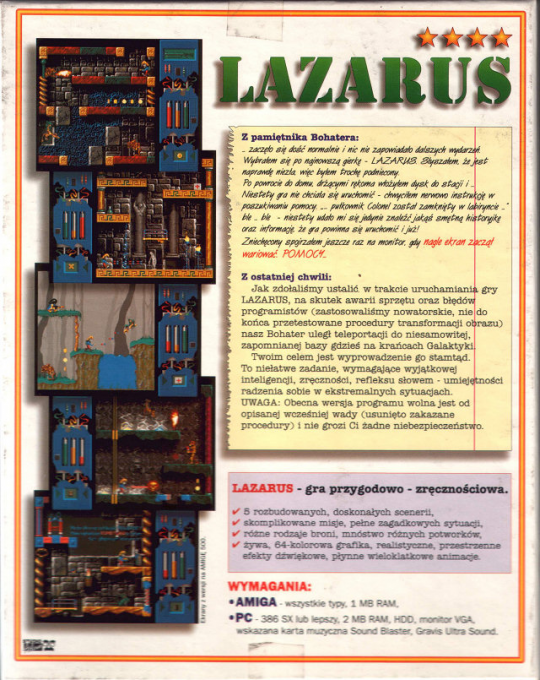 Lazarus — box-2D-back (PL)