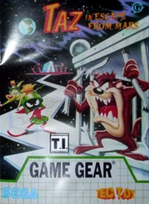 Taz In Escape From Mars — box-2D (BR)