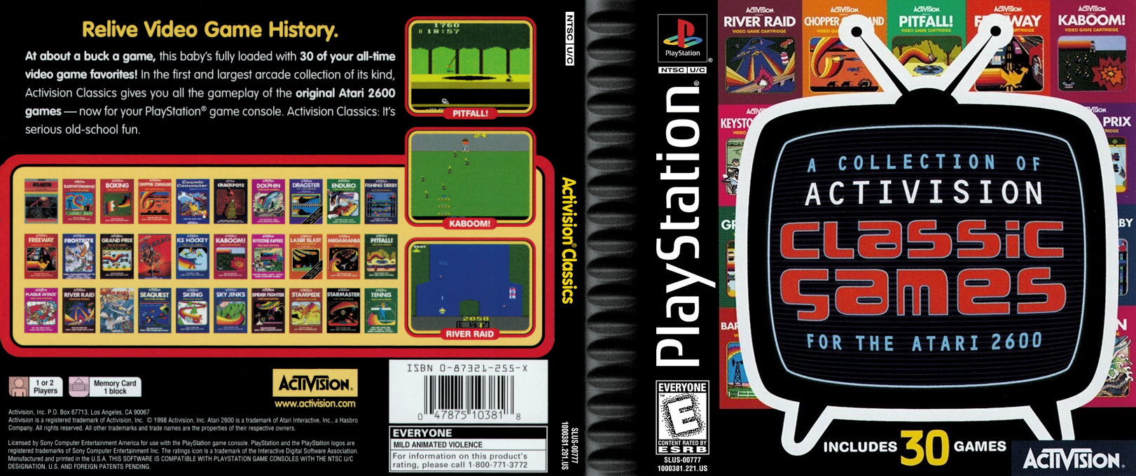Activision Classics — box-texture (US)