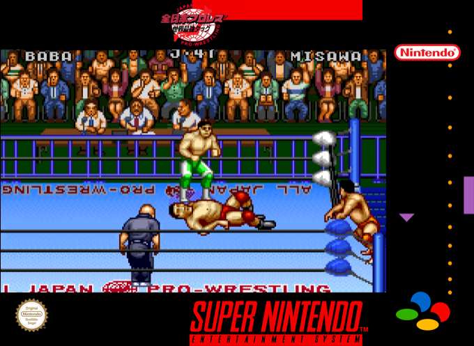 Zen Nippon Pro Wrestling Dash - Sekai Saikyou Tag — box-2D (SS)