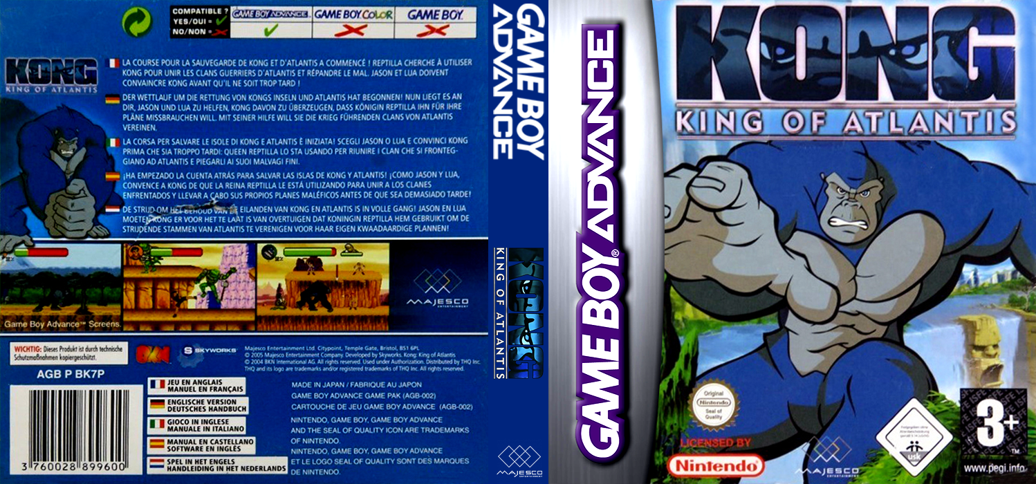 Kong - King In Atlantis — box-texture (EU)