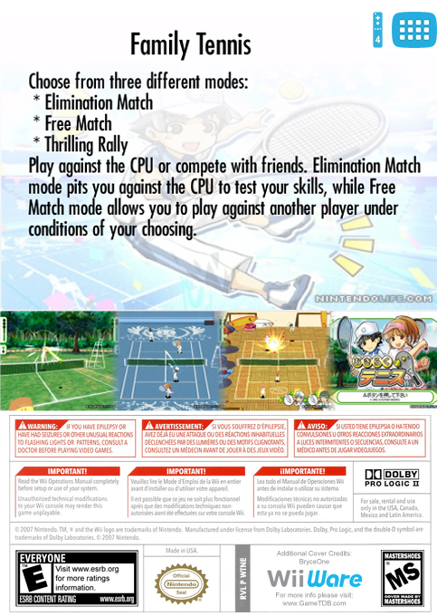 Family Tennis — box-2D-back (US)