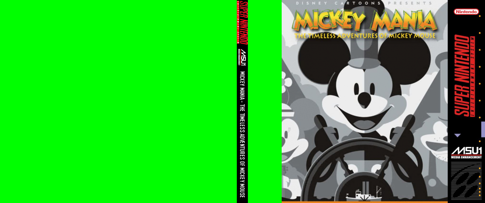 Mickey Mania - The Timeless Adventures Of Mickey Mouse — box-texture (US)