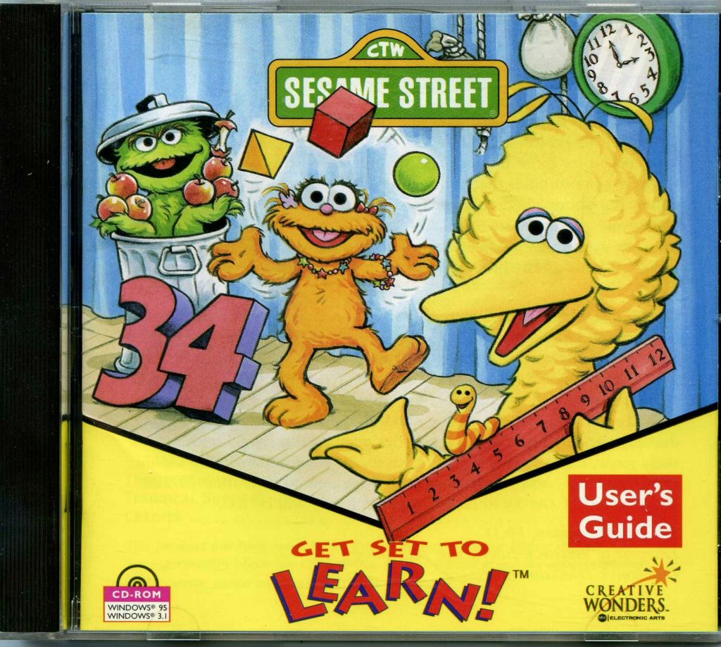 Sesame Street: Get Set To Learn box art
