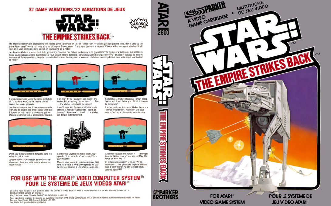 Star Wars - The Empire Strikes Back — box-texture (EU)