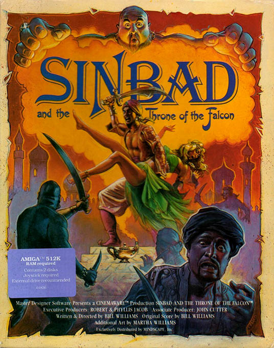 Sinbad and the Throne of the Falcon box art