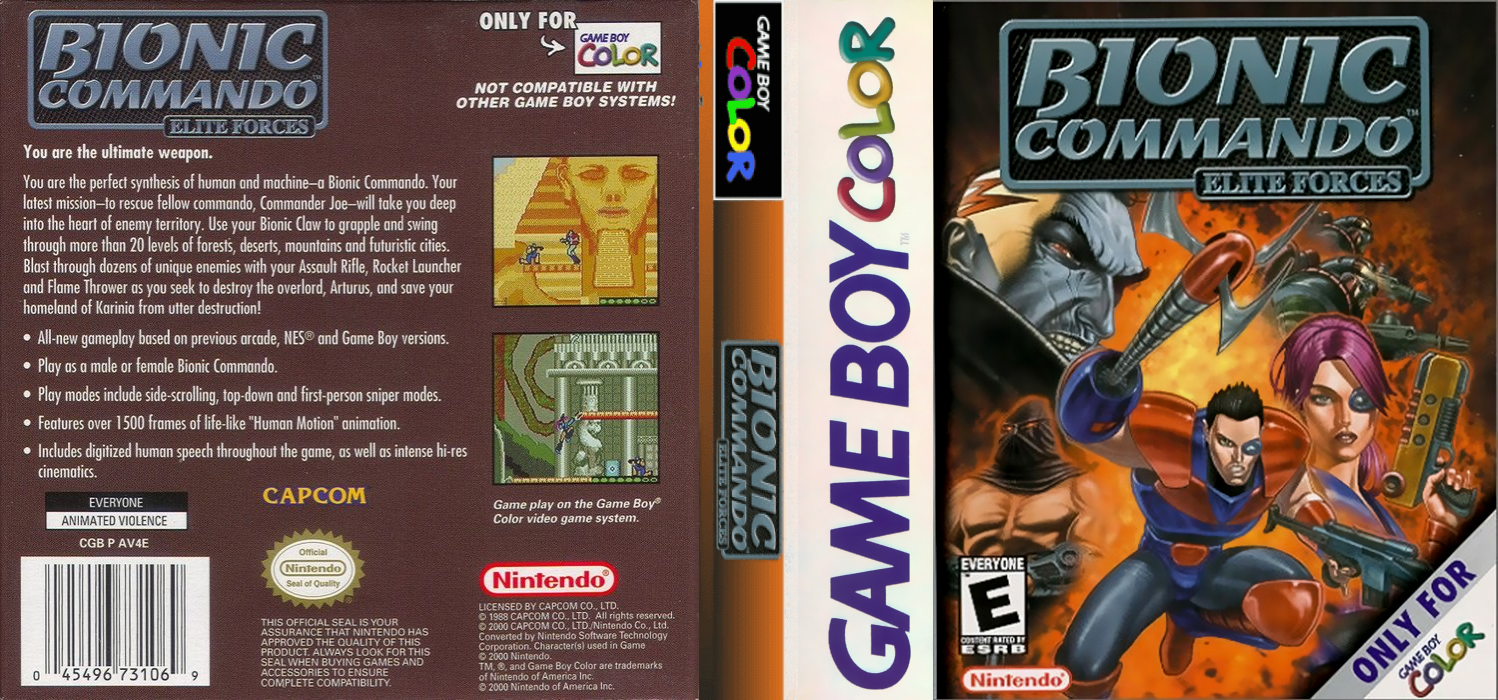 Bionic Commando : Elite Forces — box-texture (US)