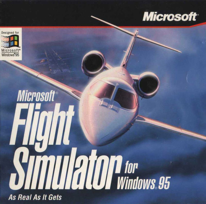 Microsoft Flight Simulator for Windows 95 box art