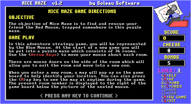 Mice Maze — sstitle (WOR)