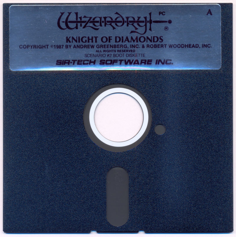 Wizardry II: The Knight of Diamonds — support-2D (WOR)