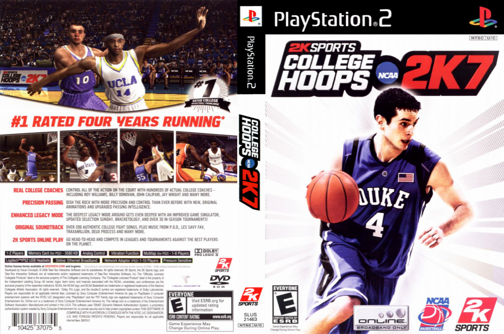College Hoops 2K7 — box-texture (US)