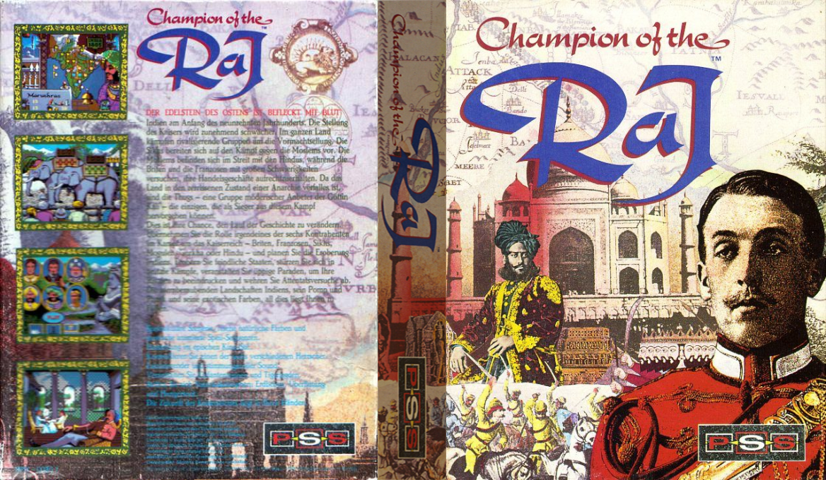 Champion of the Raj — box-texture (EU)
