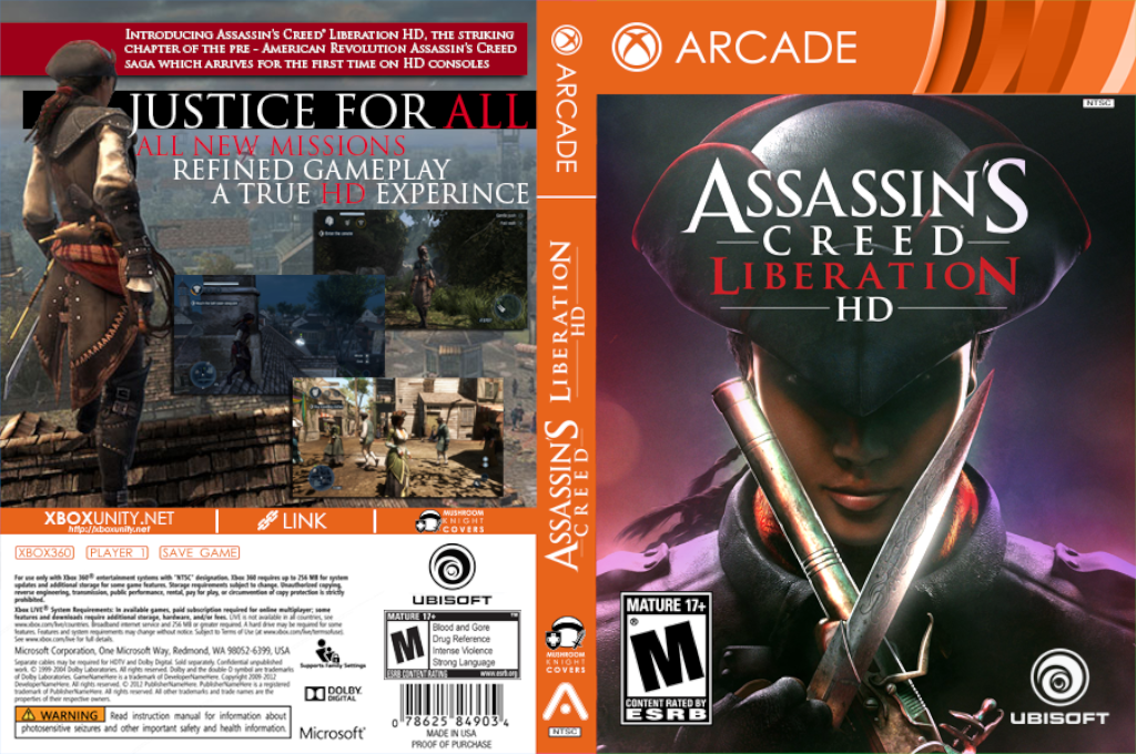 Assassin's Creed - Liberation Hd — box-texture (CUS)