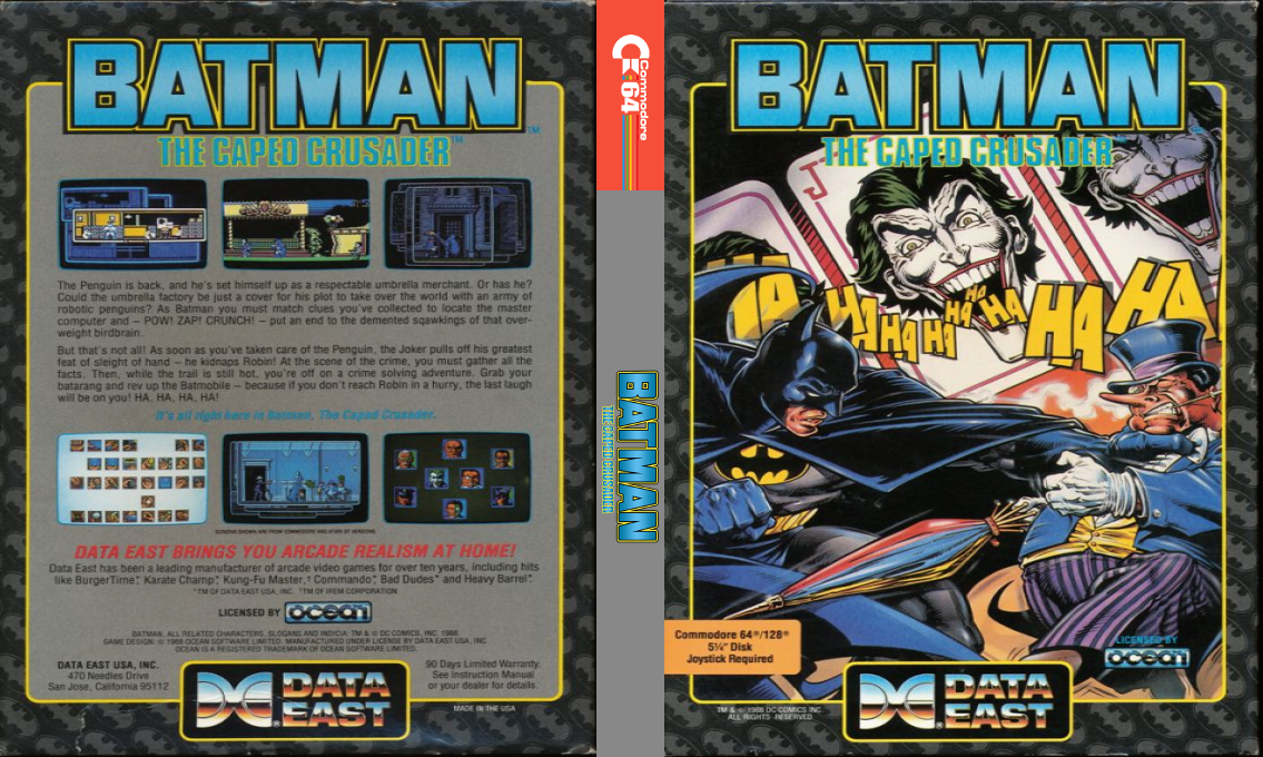 Batman : The Caped Crusader — box-texture (US)