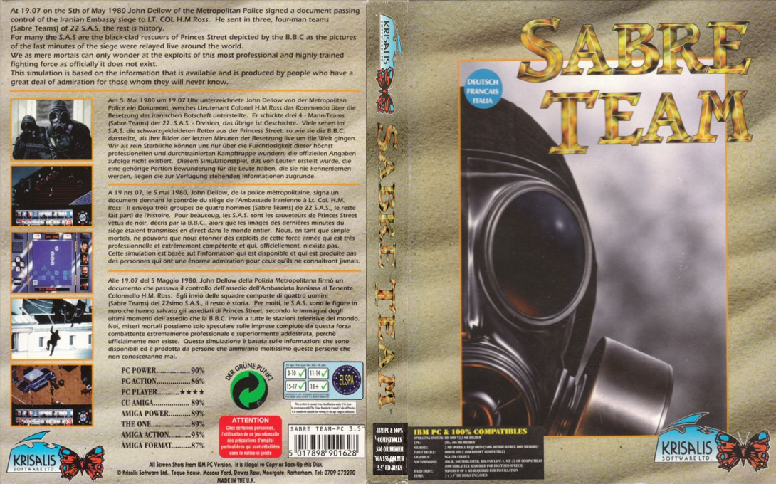 Sabre Team — box-texture (EU)