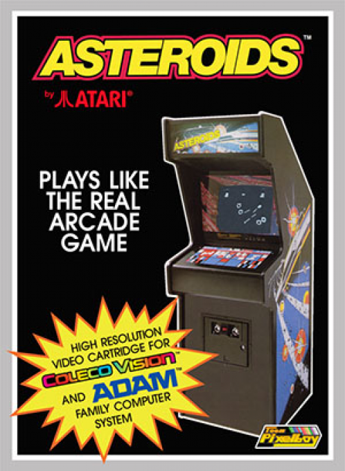 Asteroids box art