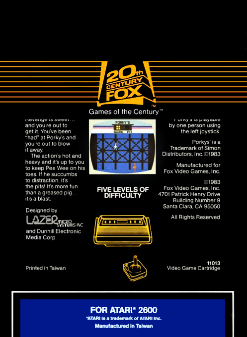 Porky's — box-2D-back (US)