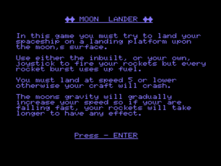 Moon Lander — sstitle (WOR)