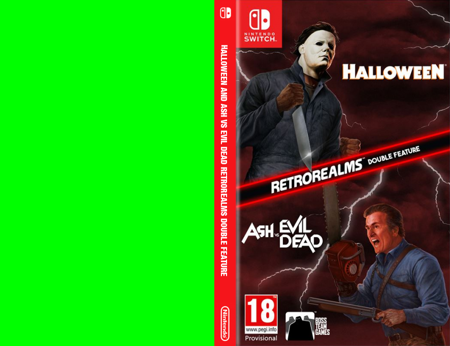 Halloween and Ash vs Evil Dead RetroRealms Double Feature — box-texture (EU)