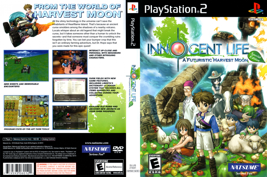 Innocent Life - A Futuristic Harvest Moon - Special Edition — box-texture (US)