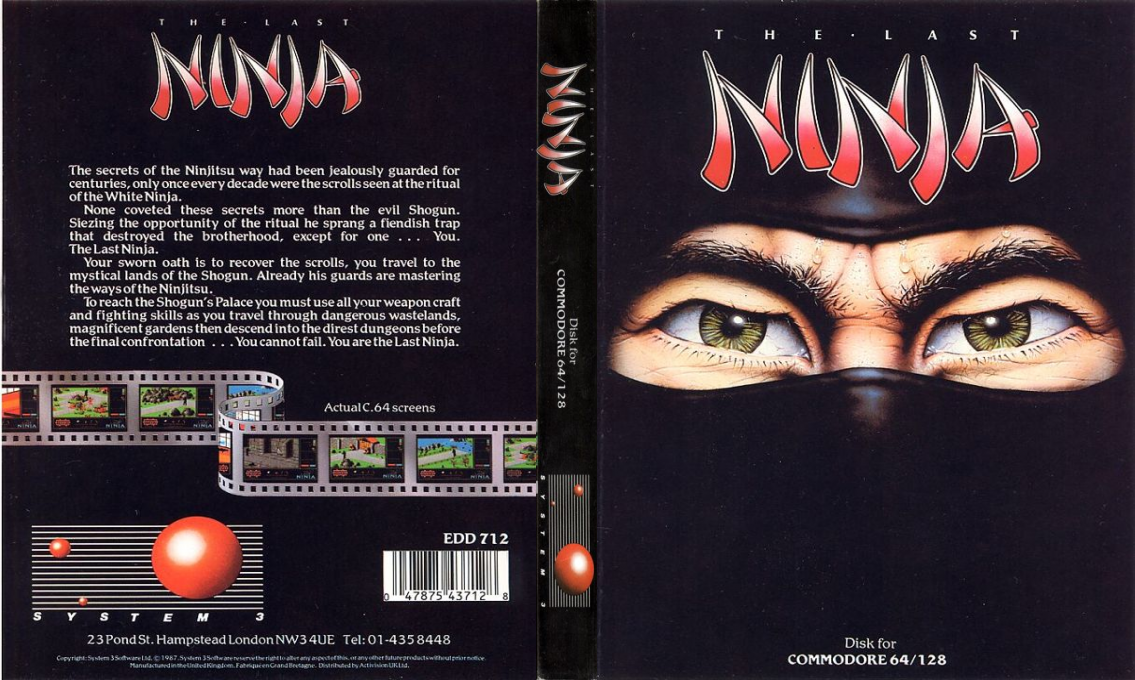 Last Ninja, The — box-texture (EU)