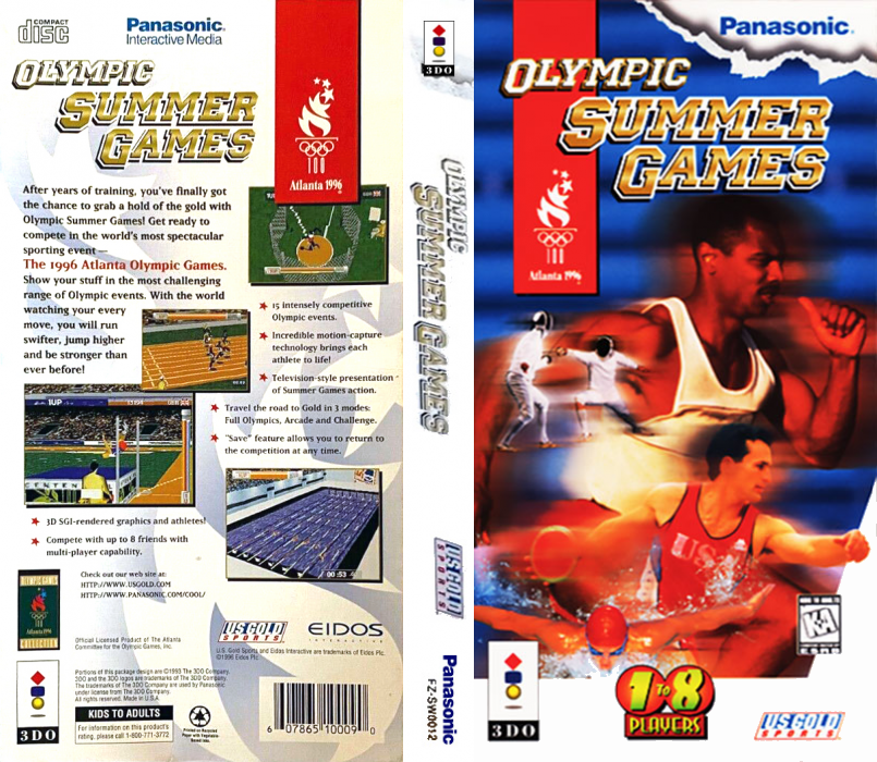 Olympic Summer Games — box-texture (US)
