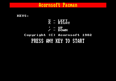 Acornsoft Pacman — sstitle (EU)