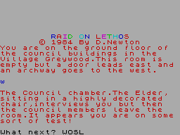 Raid on Lethos — ss (WOR)