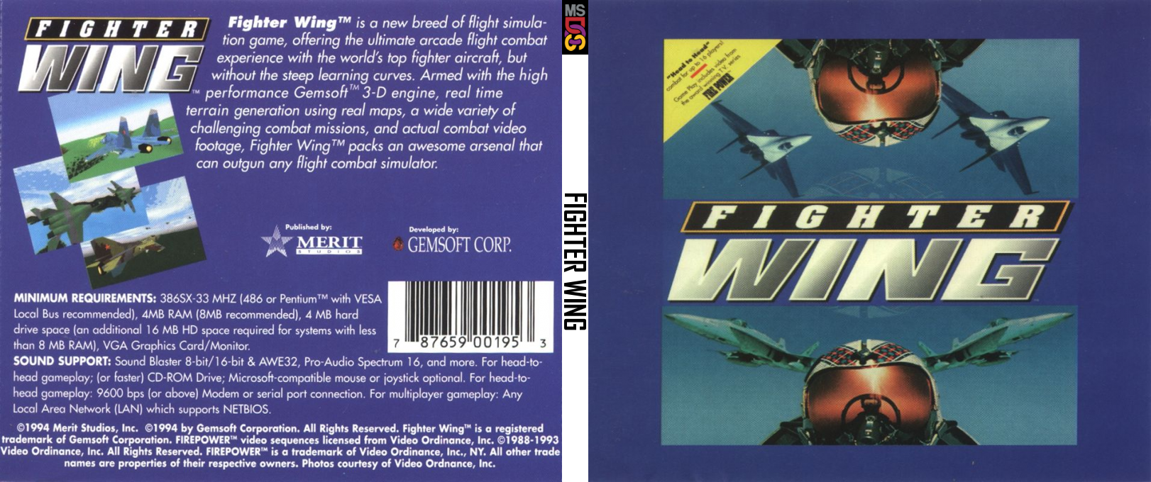 Fighter Wing — box-texture (CUS)