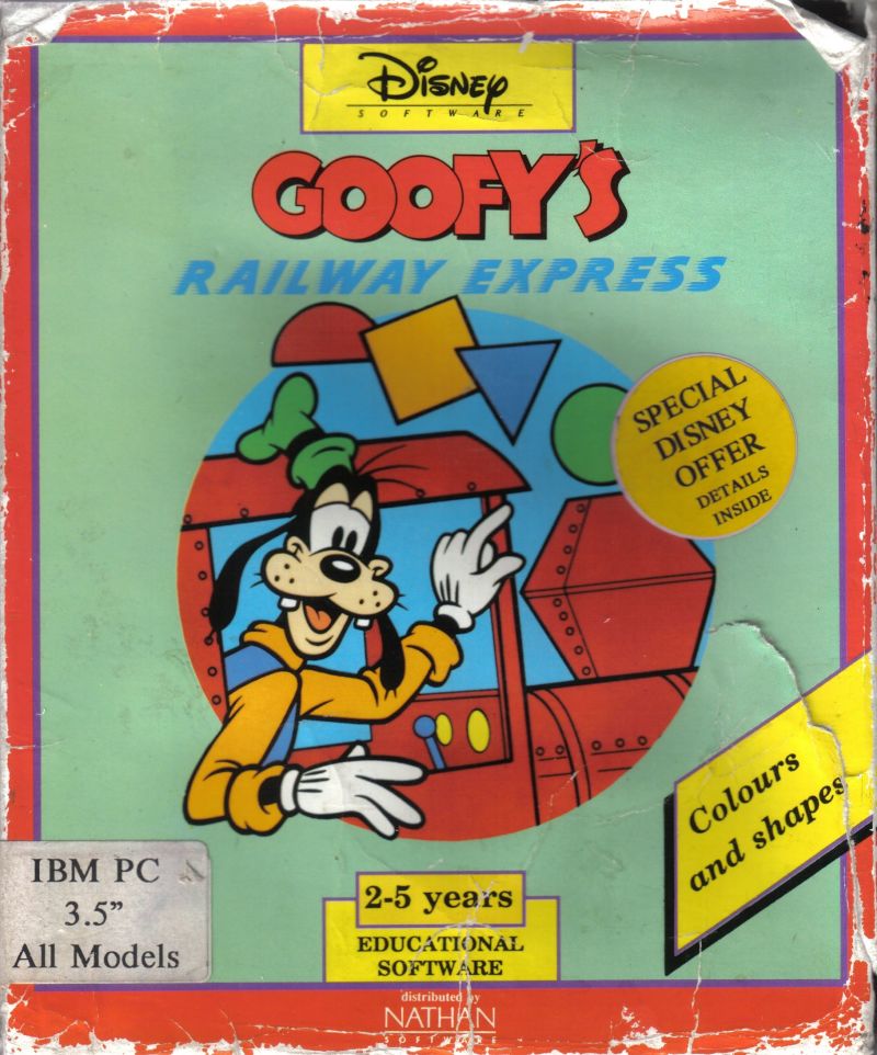 Goofy's Railway Express — box-2D (UK)