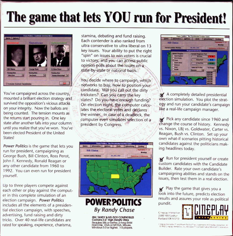 Power Politics — box-2D-back (US)