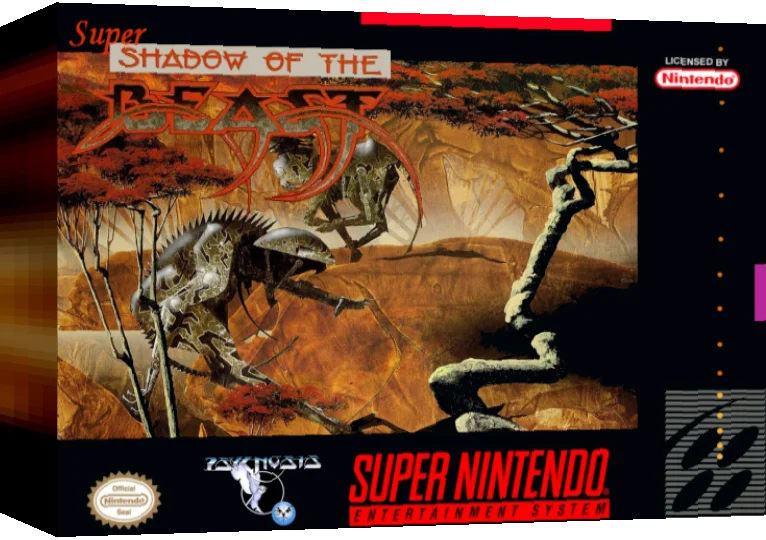 Super Shadow of the Beast — box-3D (US)