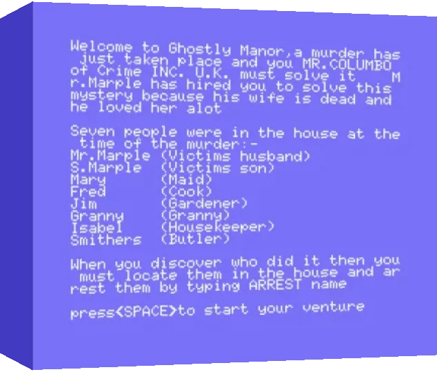 Ghostly Manor — box-3D (WOR)