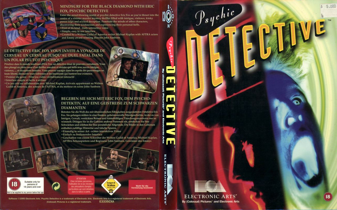 Psychic Detective — box-texture (EU)