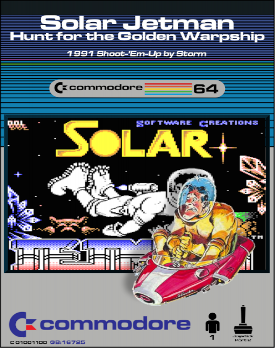 Solar Jetman : Hunt for the Golden Warpship box art